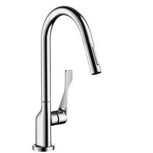 Haji Gallery,Axor,Axor Citterio Single Lever Kitchen Mixer With Pull-Out Spray  Steel Optic,Kitchen Mixers.