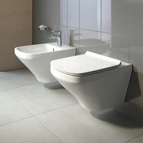DURASTYLE Toilet Wall Mounted Rimless 37X54 Durafix Included (Bowl Only),Sanitarywares,DURAVIT,Haji Gallery.