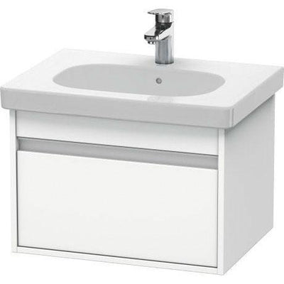 KETHO Vanity Unit Wall Mounted 45.5x60 Cm For D-CODE W.B 034265 - White Matt   (Furniture Unit Only - Basin To order Separate),Bathroom Cabinets,DURAVIT,Haji Gallery.