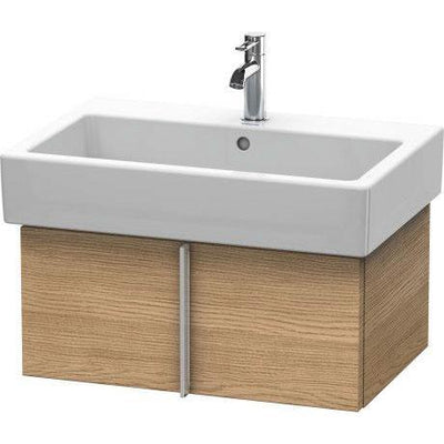 VERO Vanity Unit Wall Mounted 43.1X65 For Basin 045470 1 Pull Out Compartment  - European Oak  (Furniture Unit Only - Basin To order Separate),Bathroom Cabinets,DURAVIT,Haji Gallery.