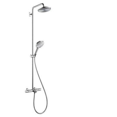 Raindance S Shower Pipe 240 1jet with Bath Thermostat,Showers,HANSGROHE,Haji Gallery.
