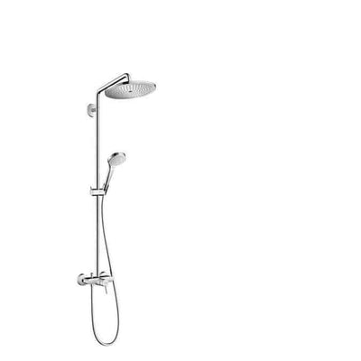 Haji Gallery,Hansgrohe,Croma Select S Shower Pipe 280 1 Jet With Single Lever Mixer Shower Head Size 280 Mm,Showers.