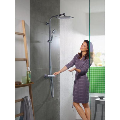 Haji Gallery,Hansgrohe,Crometta E Shower Pipe 240 1jet with Thermostat,Showers.