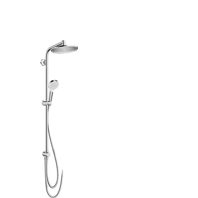 Haji Gallery,Hansgrohe,Crometta S Shower Pipe 240 1jet Eco-Smart 9 l/min - Reno (Round),Showers.