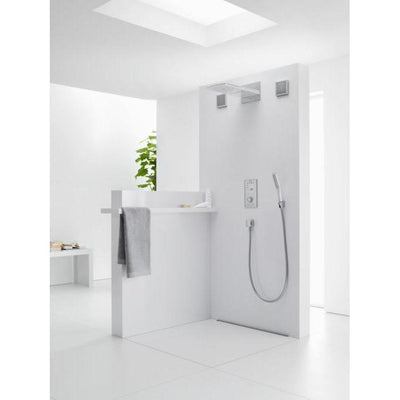 PuraVida Baton Hand Shower 120 1jet - White / Chrome,Showers,Hansgrohe,Haji Gallery.