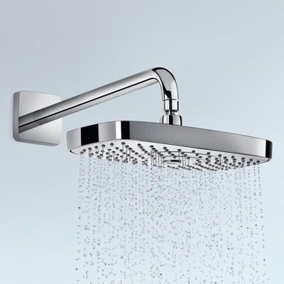 Raindance Select E 300 2Jet Over Head Shower With Shower Arm 390 mm Adjustable - Chrome,Showers,Hansgrohe,Haji Gallery.
