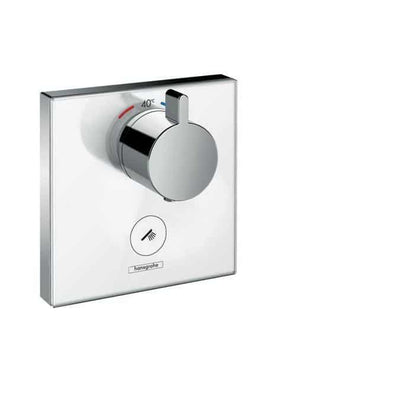 Shower Select Glass Thermostat High Flow For Concealed 1 Outlet (Including Concealed fittings 01800180 i-Box),Bathroom Mixers,Hansgrohe,Haji Gallery.
