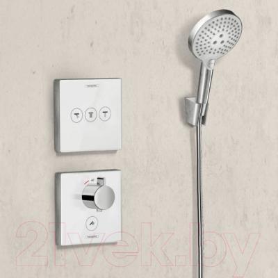 Shower Select Glass Thermostat High Flow For Concealed 1 Outlet (Including Concealed fittings 01800180 i-Box),Bathroom Mixers,Hansgrohe,Haji Gallery.