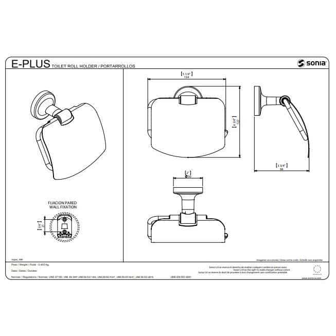 E-PLUS Toilet Roll Holder With Cover,Accessories,Sonia,Haji Gallery.